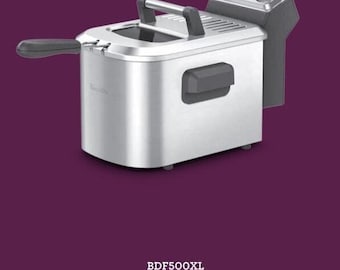 Digital PDF Breville BDF500XL Series Manual with Original Recipes 4 Quart Deep Fryer PDF