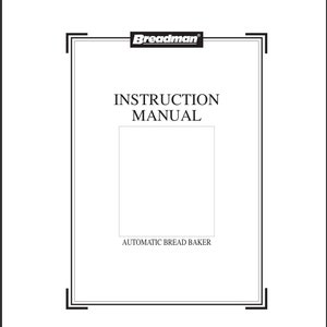 Digital PDF Breadman Model TR444 Manual and Recipes Automatic Bread Maker PDF
