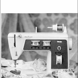 Digital PDF Singer Models 744 764 Deluxe Zig Zag Sewing Machine Instruction Manual PDF