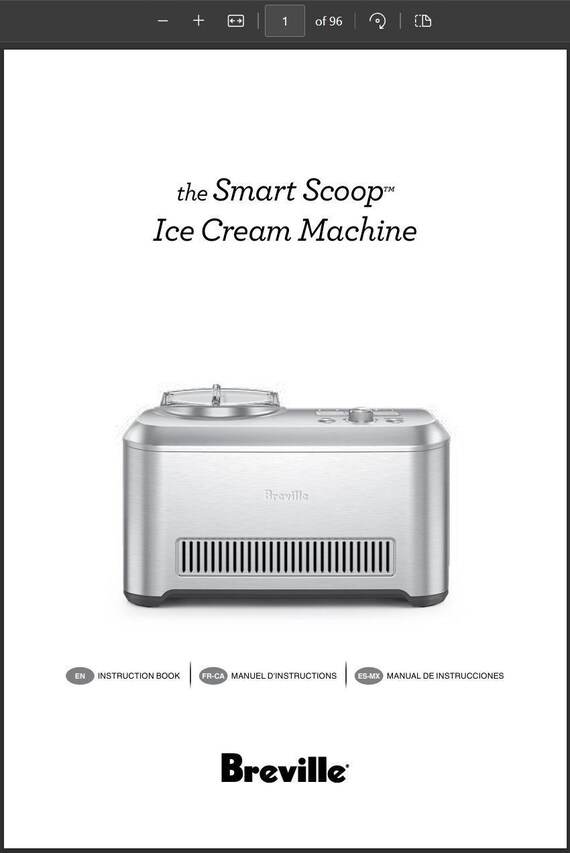 Panasonic ice cream maker recipe book hotsell