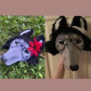 Therian quadrobic felt costume cosplay animal masks