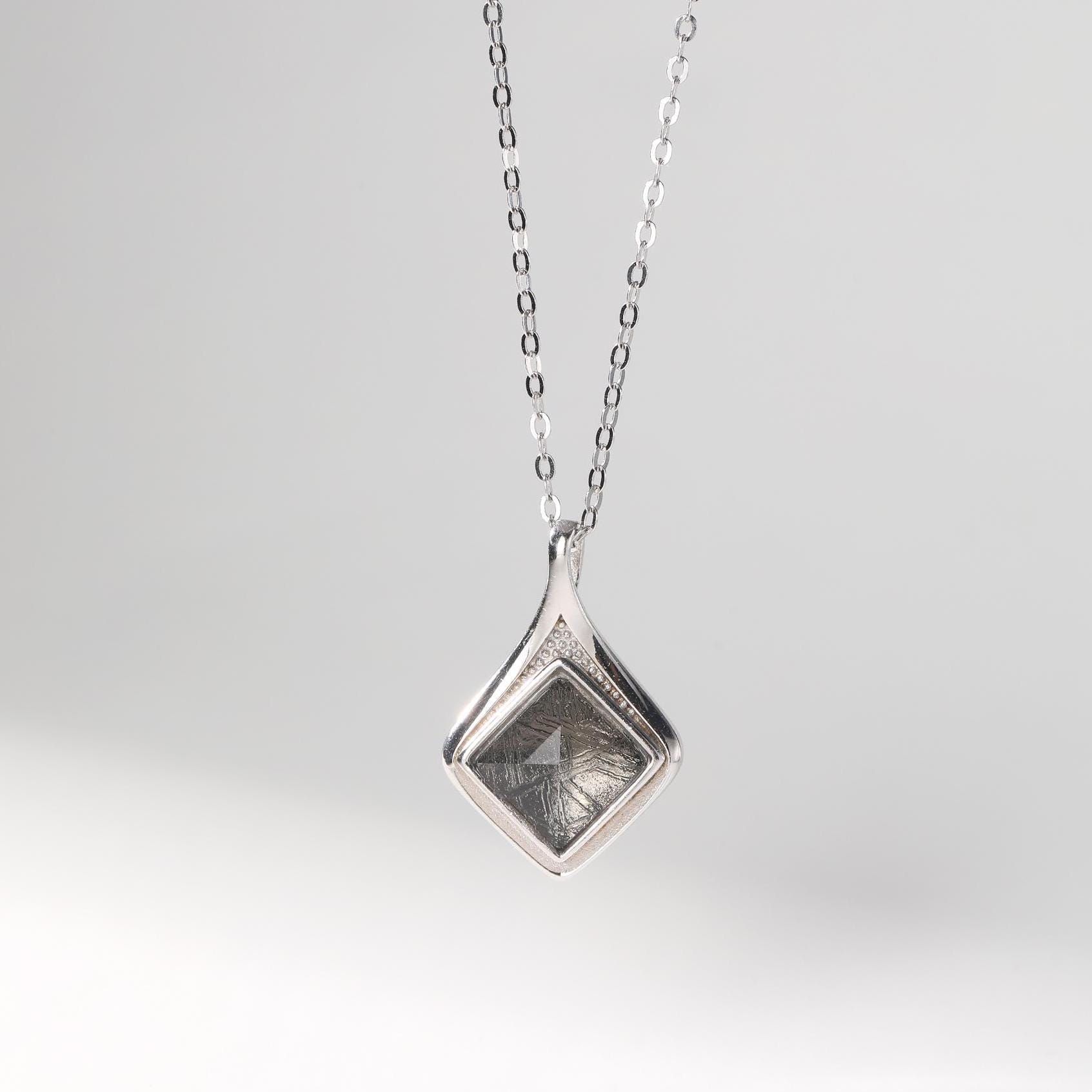 Pyramid Gemstone Pendant - Etsy
