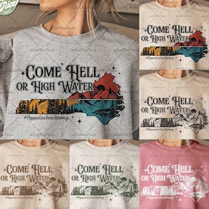 Appalachia Strong PNG: Come Hell or High Water Design (Digital Download)