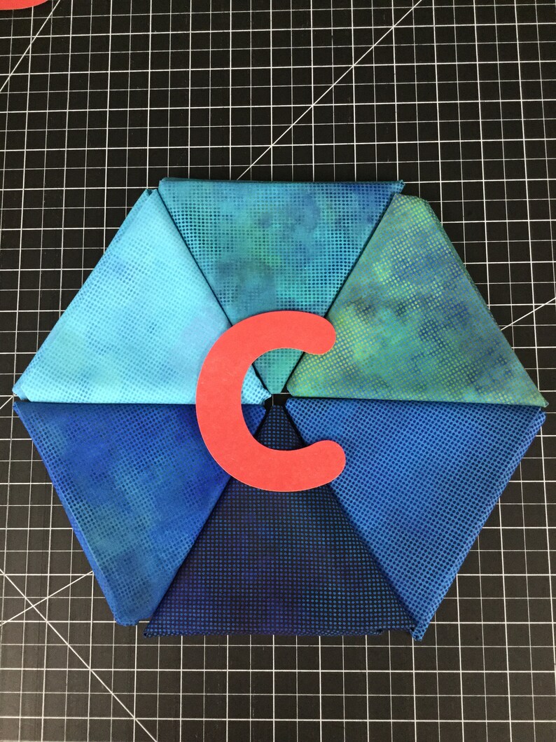 6 fat quarters in bundle 6 different Dit Dot fabric Bluesaquas Fabric In the Beginning Dit Dot Evolution Precut Stash Builder Bundle C