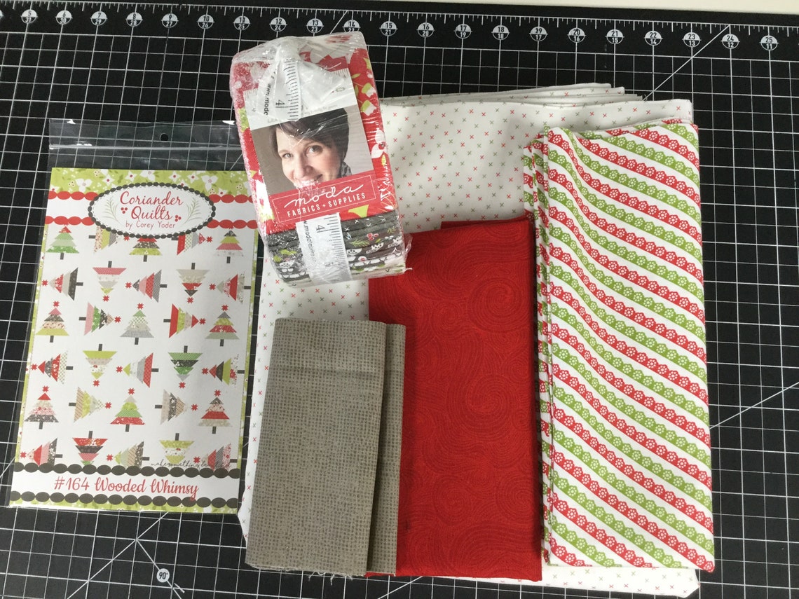 Fabric Moda QUILT KIT Wooded Whimsy Coriander Quilts by Corey Etsy