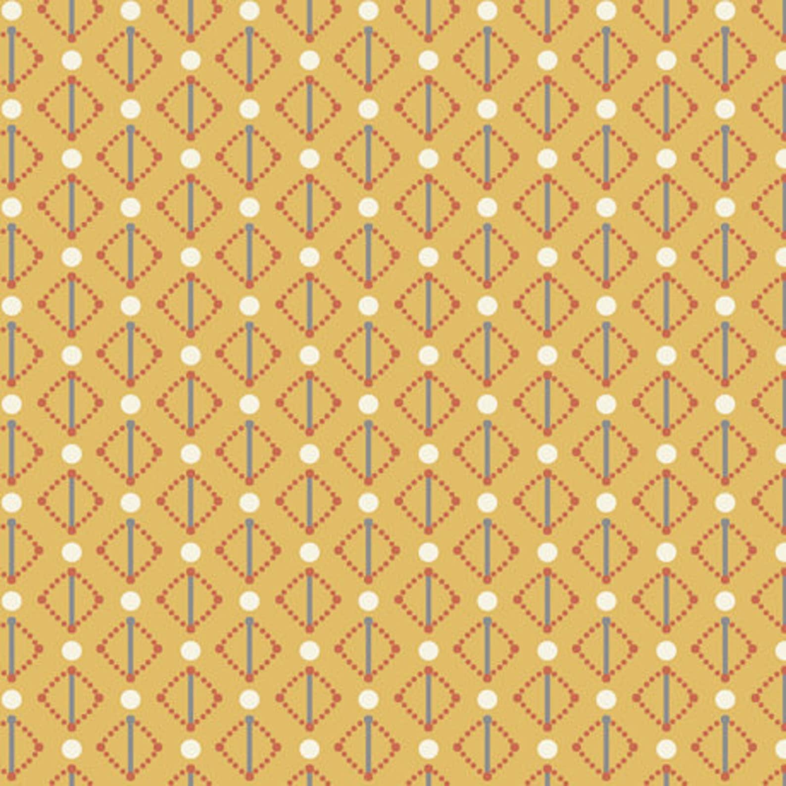 Fabric - QT Fabrics Coco Chic Collection -diamond Dots - 28095 O