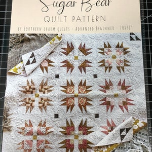 Pattern - Sugar Bear Quilt pattern Southern Charm paper New in package