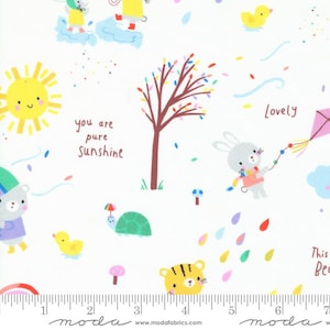 Fabric - Moda Fabrics - Whatever The Weather Cloud 25140 11 - Kids fabric