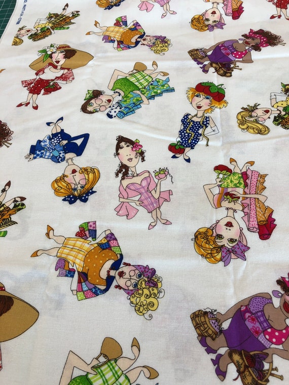 ロラライハリス　タペストリー Fabric RARE Timeless Treasures Loralie Harris Out of Print Loralie