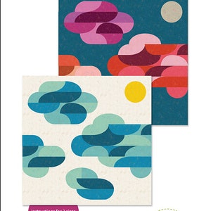 Pattern-  Moda Big Island Sky Quilt WCS 028 Whole Circle Studio - modern quilt pattern by Sheri Cifaldi-Morrill