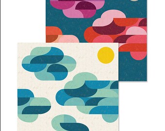 Pattern-  Moda Big Island Sky Quilt WCS 028 Whole Circle Studio - modern quilt pattern by Sheri Cifaldi-Morrill