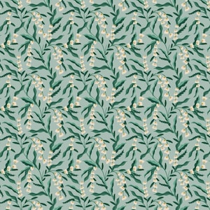 【mint + 】ハンドメイド モチーフ Lily in Mint Metallic (rp1006-mi2m) | Vintage Garden | Rifle