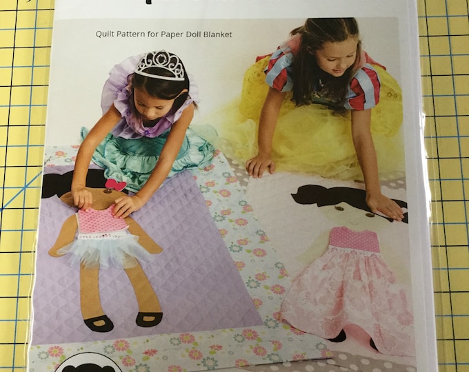 Pattern Paper Doll Blanket Paper Pattern to Make a Cloth Quilt Paper