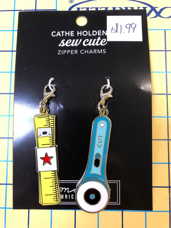 Cathe Holden Zipper Pulls Charms | Mini Snip Sew