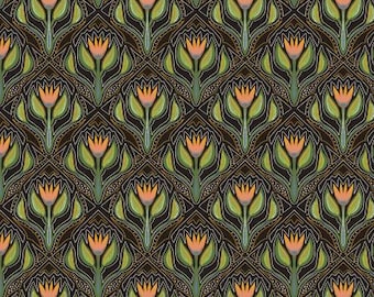 Fabric P&B Textiles - Graphic Geo Flowers -Spring In The Northwoods Collection by Jamie Kalvestran SSINW5414-K