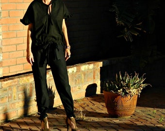 Womens Pants-Boho Pants-Harem Pants-Hippie Pants-Gypsy Pants-Women's Clothing-Clothing-Pants& Capris-Pants-Black Pants C'est La Vie Style