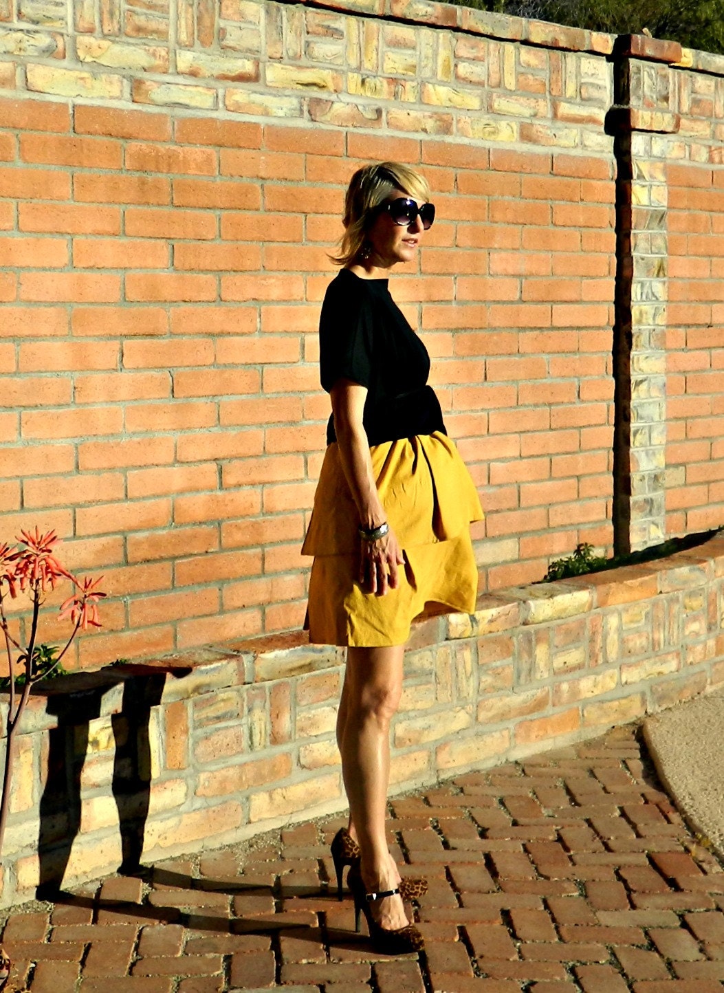 High Waisted Full Circle Relaxed Skirt