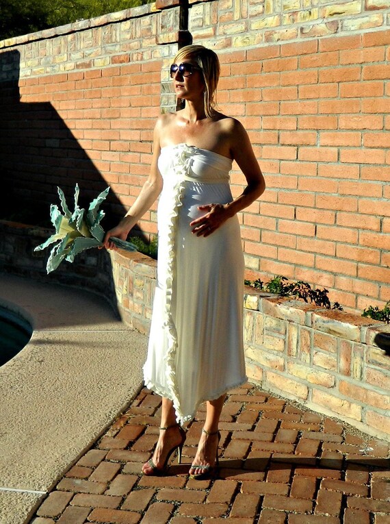 modern chic wedding dress