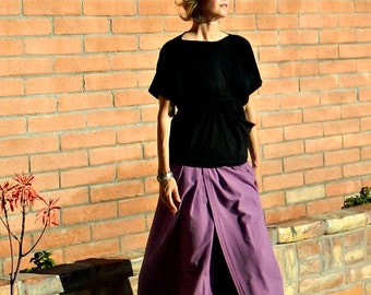 Long Skirt-Maxi Skirt-Maxi Skirt Boho-Boho Skirt-LaChicSewEasy to Wear Chloe Maxi-Womens Clothing Staple-Cozy Flannel-Many Body Sizes