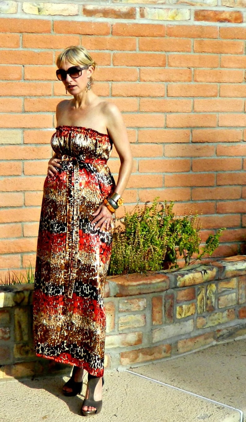 Maternitymaxi Dress Bohoboho Maxi Dressmaxi Dressboho Etsy