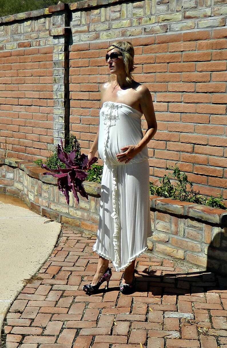 Maternity Beach Wedding DressCasual Wedding DressBoho Etsy