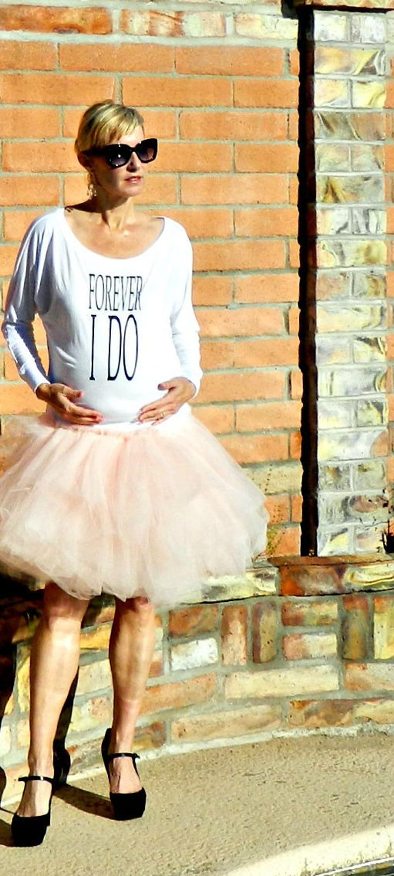 Maternity Tulle Skirt for Women-Tutu Skirt for Women-Tulle Skirt-Bridal Clothes-Hand Layered Bella Jolie Tulle Wrap Skirt-Chic Modern Bridal