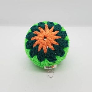 Crochet granny square ornament
