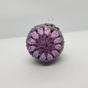 Crochet granny square ornament