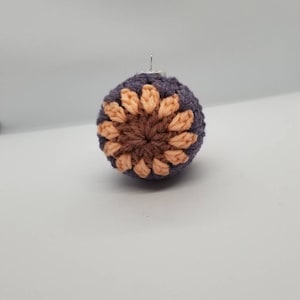 Crochet granny square ornament