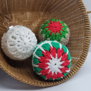 Crochet Ornaments - set of 3