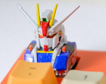Artisan Keycaps Gun.dam, Custom Anime Cute Resin Keycap, ESC keycap for Cherry MX keyboard, Keycap Set, Handmade Gift for him