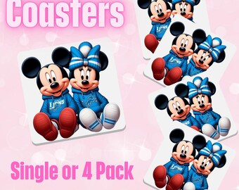 Mouse Love For Detroit Coaster