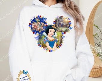 Snow White Mickey Head Unisex T-Shirt / Pullover Sweatshirt / Pullover Hoodie