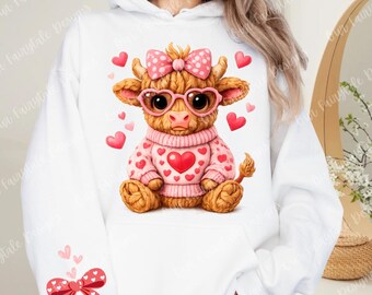 Valentines Cow Unisex T-Shirt / Pullover Sweatshirt / Pullover Hoodie