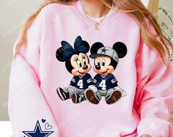 Mouse Love For Dallas Unisex T-Shirt / Pullover Sweatshirt / Pullover Hoodie