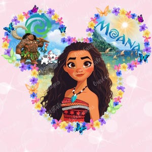 Moana Mickey Head Digital Download