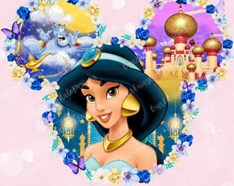 Jasmine Mickey Head Digital Download