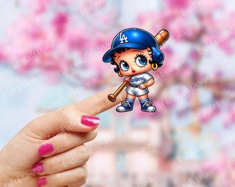 L.A Baby Betty UV DTF Car Decal/Sticker