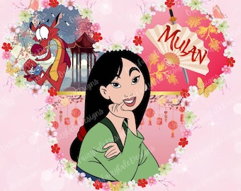 Mulan Mickey Head Digital Download