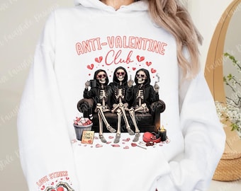 Anti-Valentine Club Unisex T-Shirt / Pullover Sweatshirt / Pullover Hoodie