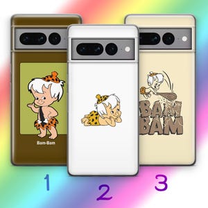 Custodia per telefono Flintstones A5 per Google Pixel 6 6A 7 7A 8 8A 9 9A Pro XL Modelli Cartone animato americano Sitcom animata Dinosauri Dino