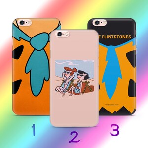 Custodia per telefono Flintstones A2 per Apple iPhone 5 SE 2020 2022 6 7 8 X Xs XR MaX PLuS modello cartone animato americano Sitcom animata Dinosauri Dino