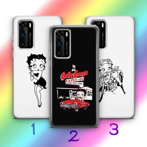 Custodia per telefono Betty Boop A4 per Huawei P9 P10 P20 P30 P40 Lite PRO Plus LG G5 G6 Modelli Personaggio dei cartoni animati americani Donna Bella donna