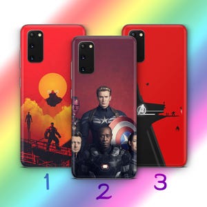 Avengers A4 Phone Case Cover For Samsung Galaxy S20 S21 S22 S23 S24 FE S25 Plus Ultra Edge Cartoon Movie Super Heroes Superheroes Iron Man