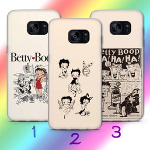 Custodia per telefono Betty Boop A1 per Samsung Galaxy S5 S6 S7 S8 S9 Edge Plus LTE NEO Models Personaggio dei cartoni animati americano Donna Bella donna