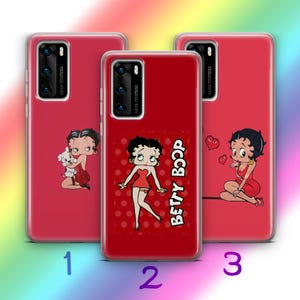 Custodia per telefono Betty Boop A6 per Huawei P9 P10 P20 P30 P40 Lite PRO Plus LG G5 G6 Modelli Personaggio dei cartoni animati americani Donna Bella donna