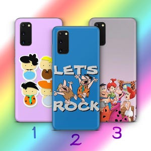 Flintstones A9 Phone Case Cover For MANY VARIOUS Samsung Galaxy Models American Cartoon Animated Sitcom Dinosaurs Dino