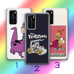 Custodia per telefono Flintstones A1 per Huawei P9 P10 P20 P30 P40 Lite PRO Plus LG G5 G6 modelli cartone animato americano sitcom animata dinosauri Dino