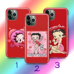 Betty Boop A8 Telefoon Case Cover Voor Apple iPhone 11 12 13 14 15 16 PRO PLuS Mini MAX Modellen Amerikaanse stripfiguur Dame Mooie Vrouw