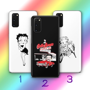 Custodia per telefono Betty Boop A4 per Samsung Galaxy S20 S21 S22 S23 S24 FE S25 Plus Ultra Modelli Personaggio dei cartoni animati americani Donna Bellezza
